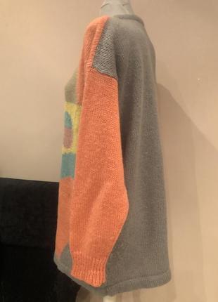 Свитер реглан джемпер пуловер  шерстяной (98-367)3 фото