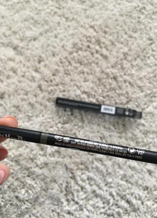 Олівець для брів kat von d signature brow precision pencil, light brown6 фото