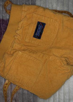 Вельветовые штаны на подкладке 1-2г7 фото