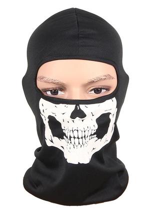 Балаклава маска с рисунком черепа (челюсть), унисекс4 фото