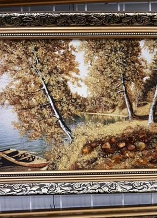 Картина з бурштину