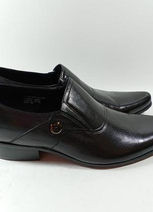 Aiciberllucci класичні туфлі шкіра каблук розміри:41,42,43,44,453 фото