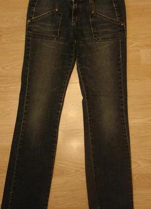 Потертые прямые рваные джинсы lee1 фото