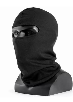 Балаклава маска (бандитка), унисекс черная1 фото
