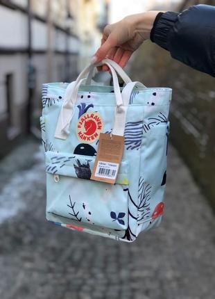 Рюкзак женский, мужской fjallraven kanken бирюзовый (канке, сумочка, клатч, кошелек)2 фото