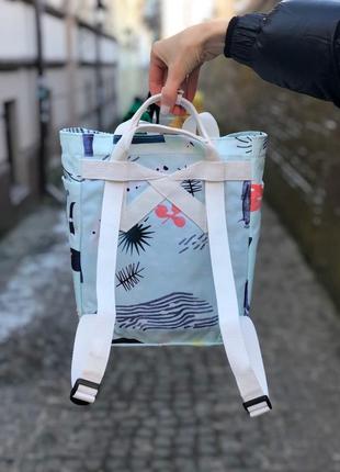 Рюкзак женский, мужской fjallraven kanken бирюзовый (канке, сумочка, клатч, кошелек)3 фото