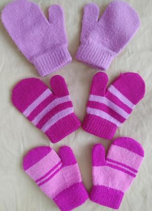 Перші рукавички для дівчаток1 фото