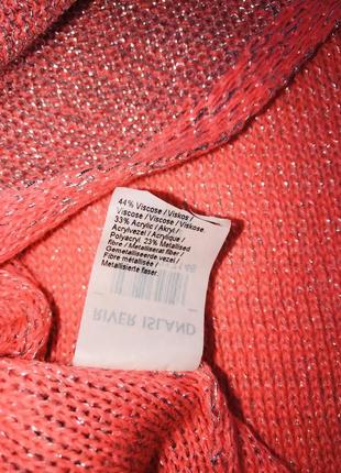 Красивый яркий интересный брендовый вискозный блестящий свитер кофта🤩5 фото