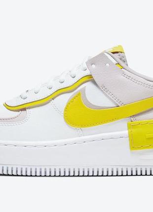 Кроссовки женские nike Here's Every Single Dunk That's Dropping This Week белые/желтые (найк аир форс шадоу, кросівки)