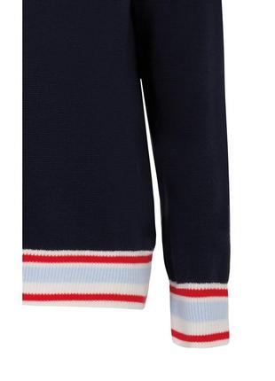 Кардиган свитер вязаный на пуговицах женский весенний летний zaps maribeth 028 темно-синий6 фото