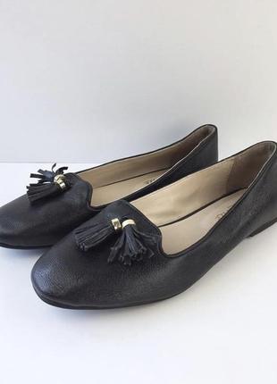 Шкіряні туфлі, балетки на низькому ходу accessorize