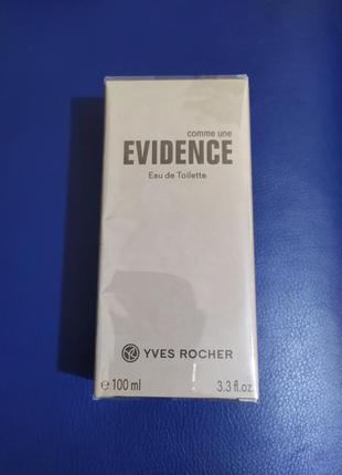 Мужская туалетная вода comme une evidence homme как явность эвиденс ив роше2 фото