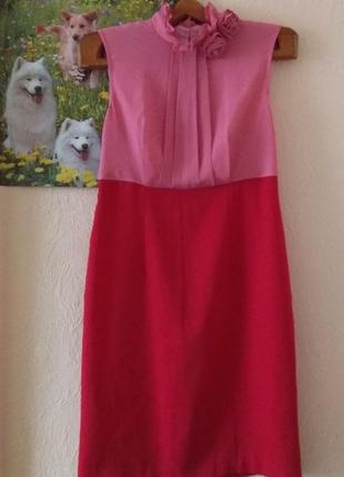 Вечірнє плаття,низ важкий шовк,верх - шифон на підкладці