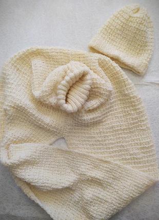 Комплект шапка и шарф-хамут