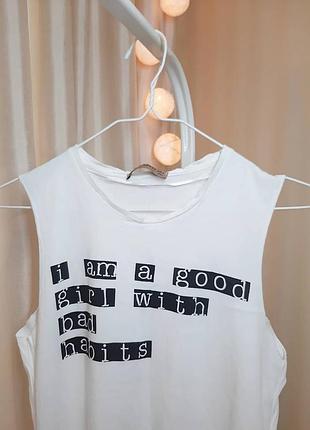 Футболка-майка pull&bear
