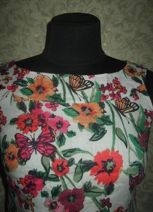 Laura ashley шикарная льняная блуза4 фото