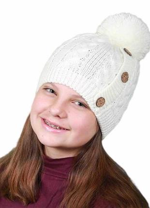 Шапка для дівчинки дейзі babasik