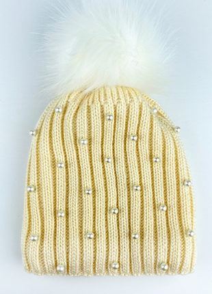 Шапка ханна 56-58ррвязанная зимняя шапка из мягкой пряжи на возраст 8+5 фото