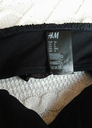 Купальный топ. с кружевом h&m 36/65 фото