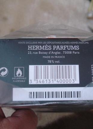 Hermes terre d'hermes, 100 мл парфюмированная вода8 фото