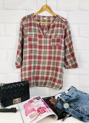 Рубашка- блуза в клетку