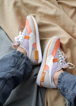 Puma rider white/orange 🆕шикарные кроссовки 🆕купить наложенный платёж3 фото