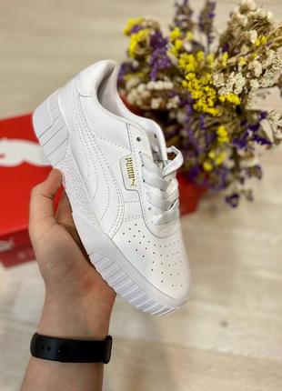 Женские кроссовки puma cali white