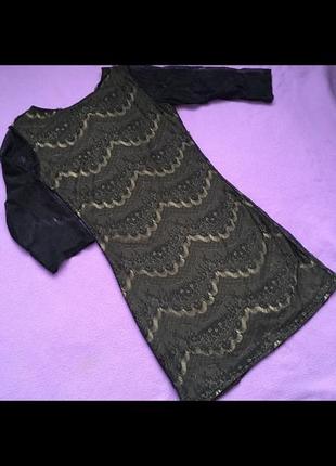 Красивое мини платье