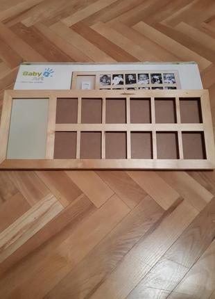 Фоторамка baby art first year print frame 1 год жизни фото