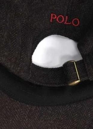 Зимові вовняні кепки бейсболки polo ralph lauren6 фото