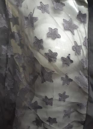 Прозрачная блузка в звезды6 фото