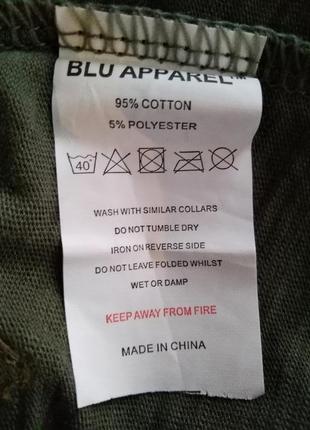 Лонгслив blu apparel, размер s, большемерит, хаки5 фото