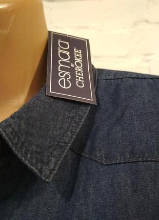 Отличная джинсовая рубашка esmara, р. 36 (на укр.р. 42-44)7 фото