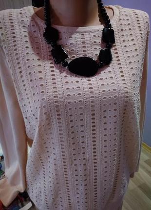 Стильная кофта,перед шитьё,с четвертым рукавом, без дефектов,цвет нежный персик