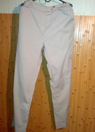 Відмінні тонкі коттонові з еластаном штани,48-50р.,pyramid