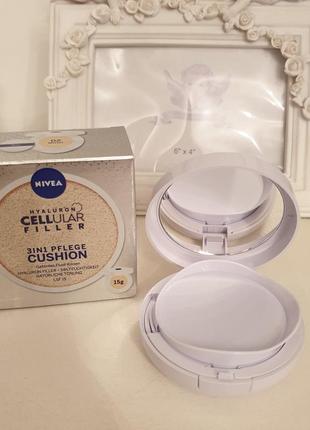 Кушон nivea cushion 3 in1 03 відтінок2 фото