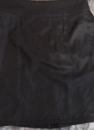 Юбка миди чёрная футляр женская,размер евро 14 (42) 46-48 размер от warehouse8 фото