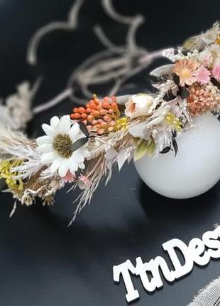 Весняний вінок для волосся