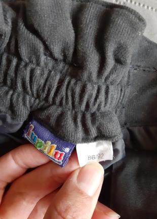 Термо штаны полукомбинезон комбинезон  зимний утепленный  непромокаемый  лыжный lupilu дождевик3 фото