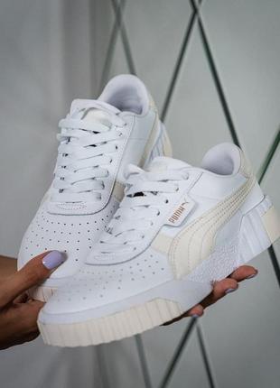 Кроссовки puma cali wn's white rosewater