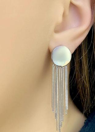 Серьги из серебра