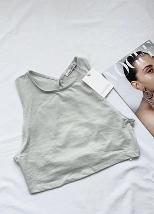 Топ, топик, топік, кроп топ, с блестками, блестящий, блискучий, pull&bear7 фото