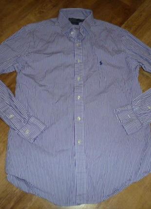 Рубашка polo ralph lauren , р 42 (ворот 16,5 ) , коттон 100% regent custom fit4 фото