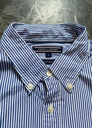 Рубашка в полоску tommy hilfiger оригинал 5