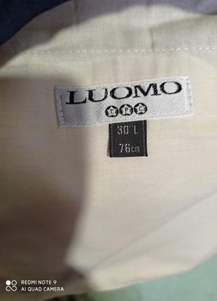 Т11. нові вовняні італійські штани luomo елегантні класичні синьо-сірі вовна3 фото