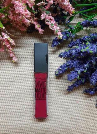 Блиск для губ maybelline new york color sensational vivid matte