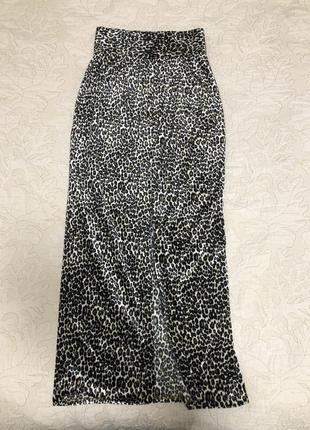 Леопардова спідниця/ юбка в анималистический принт1 фото
