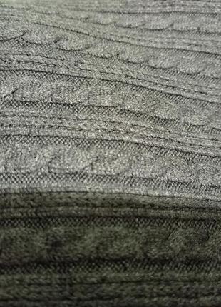 Вискозный удлиненный свитер вискоза с косами воротник-хомут віскоза віскозний6 фото