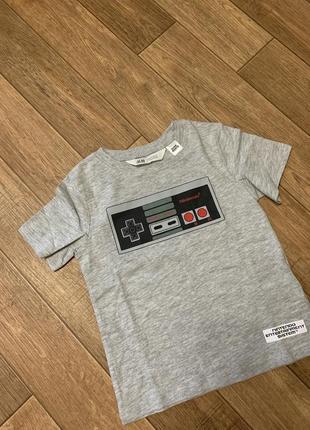 Футболка h&m mario 2-4p