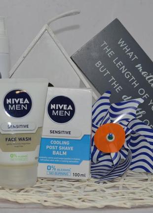 Гель для бритья успокаивающий для чувствительной кожи nivea for men active comfort system3 фото